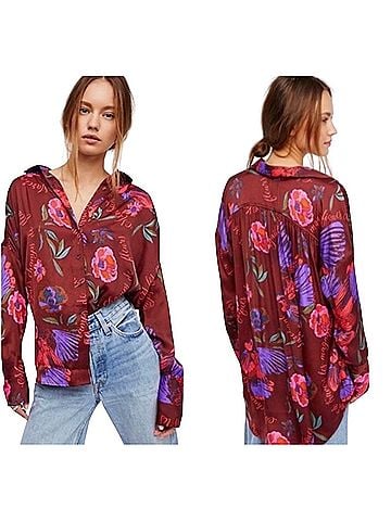 Free People Long Sleeve Blouse (view 1)