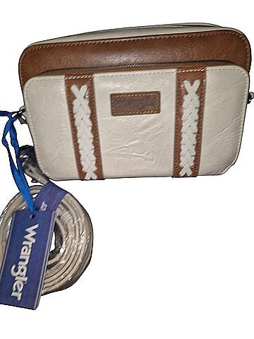 Wrangler Retro Leather Crossbody Bag (view 2)