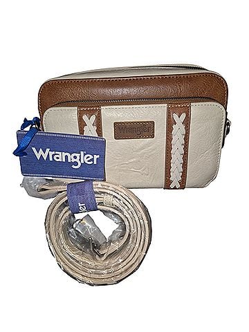 Wrangler Retro Leather Crossbody Bag (view 1)