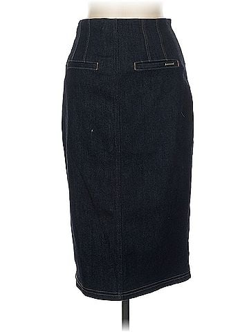 White House Black Market White House Black Market Denim Skirt (view 2)