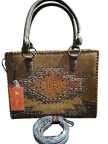 Montana West Leather Tote (view 1)