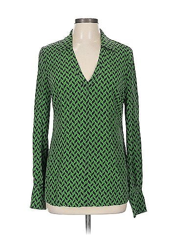 Tory Burch Tory Burch Long Sleeve Silk Top (view 1)