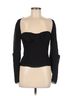 NBD 100% Polyester Black Nbd Long Sleeve Top Size M - photo 1