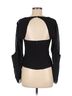 NBD 100% Polyester Black Nbd Long Sleeve Top Size M - photo 2