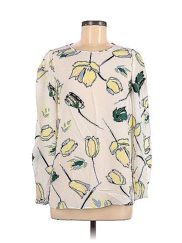 Diane von Furstenberg Diane Von Furstenberg Long Sleeve Silk Top (view 1)