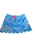 Lilly Pulitzer Floral Blue Pink White Skort Size 4 - photo 1