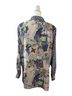 Koos 100% Silk Floral Purple Blouse Size 1X - photo 2