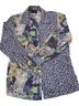Koos 100% Silk Floral Purple Blouse Size 1X - photo 4