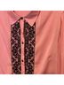 Bob Mackie Pink Black Long Sleeve Blouse Size L - photo 9