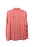 Bob Mackie Pink Black Long Sleeve Blouse Size L - photo 2
