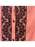 Bob Mackie Pink Black Long Sleeve Blouse Size L - photo 4