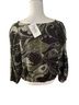 bryn WALKER 100% Linen Graphic Black Green Blouse Size XS - photo 2