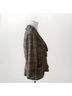 Bandolino Plaid Brown Black Tan Blazer Size 14 - photo 4