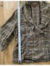 Bandolino Plaid Brown Black Tan Blazer Size 14 - photo 10