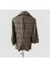 Bandolino Plaid Brown Black Tan Blazer Size 14 - photo 3