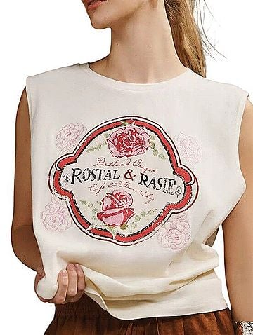 Anthropologie Desert Dreamer Portland Oversized Muscle Tee Sleeveless T-Shirt (view 1)