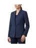 Le Suit 96% Polyester 4% Other 100% Polyester Polka Dots Blue Blazer Size 16 - photo 1
