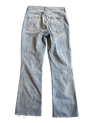 Mother Snapped Hustler Ankle Fray Jeans (view 2)
