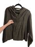 bryn WALKER 100% Linen Green Brown Gray Jacket Size S - photo 7