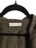 bryn WALKER 100% Linen Green Brown Gray Jacket Size S - photo 2