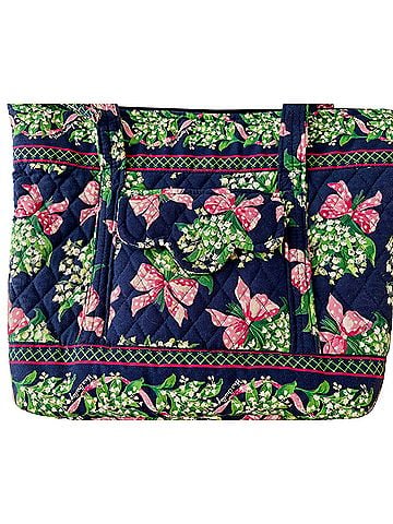 Vera Bradley NEW WITHOUT TAGS RARE Vintage Vera Bradley 90s Cotton Floral Tote (view 2)