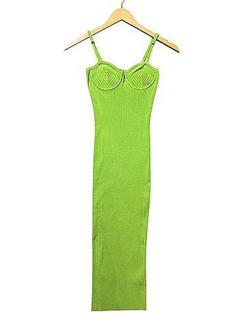 Helmut Lang Eyelet Bra Midi Dress Casual Dress (view 1)