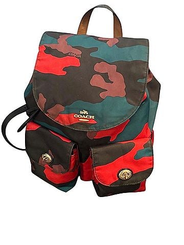 Coach Leather Backpack (view 1)