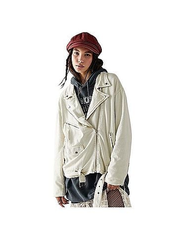 Free People Rebel Knit Moto Jacket (view 1)