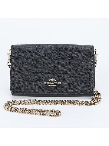 Coach Coach Crossgrain Leather Chain Shoulder Bag Crossbody for Women (view 1)