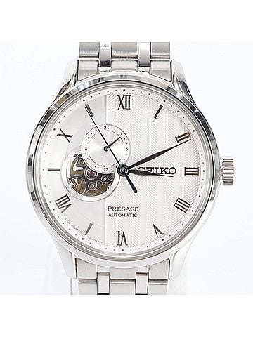 Seiko Seiko Presage Japanese Garden Series Open Heart 4R39 00W0 Watch, Working, Men's (view 2)