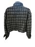 Rachel Zoe Checkered-gingham Black White Jacket Size M - photo 2