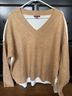 Vince Camuto Brown White Pullover Sweater Size L - photo 4