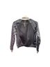 Fabletics Floral Black Gray White Jacket Size S - photo 2