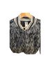 Fabletics Floral Black Gray White Jacket Size S - photo 5