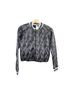Fabletics Floral Black Gray White Jacket Size S - photo 1