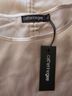 catherinegee 100% Silk Silver Gray Short Sleeve Blouse Size L - photo 3