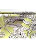 Betsey Johnson Floral Multi Color Yellow Black White Makeup Bag One size - photo 3