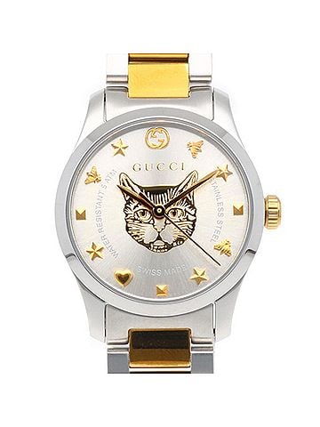 Gucci Gucci G-Timeless Watch, Stainless Steel, Quartz, Women's, YA126596 (view 1)