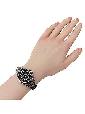 Chanel Chanel J12 Watch, Stainless Steel, H2569, Quartz Movement, Polished, Ladies', CHANEL, 8P Diamonds (view 2)