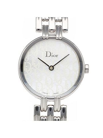 Christian Dior Dior Baghira Wristwatch, Stainless Steel, Quartz, CD092110, Overhauled, Polished, Ladies', White Shell (view 1)