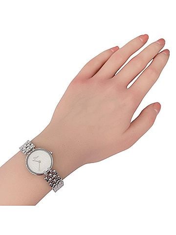 Christian Dior Dior Baghira Wristwatch, Stainless Steel, Quartz, CD092110, Overhauled, Polished, Ladies', White Shell (view 2)