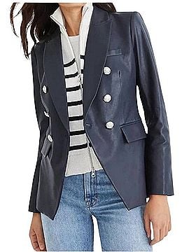 Veronica Beard Miller Leather Jacket (view 1)
