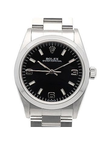 Rolex Rolex Oyster Perpetual Watch, Stainless Steel, Model 77080, Automatic Winding, Overhauled and Polished, Men's/Women's. (view 1)