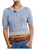 Free People Floral Blue Cardigan Size S - photo 1