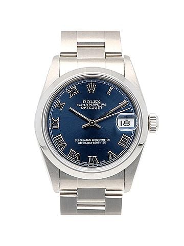 Rolex Rolex Datejust Oyster Perpetual Wristwatch, Stainless Steel, 68240, Automatic Winding, Overhauled, Polished, A-serial number, Men's/Women's, ROLEX, Roman Numerals (view 1)