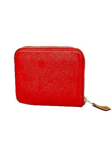 Hermès Hermes Azap Silk In Compact Wallet/Coin Case, Veau Epsom Leather, Bougainvillea Pattern, ?P Stamp, Men's/Women's (view 1)