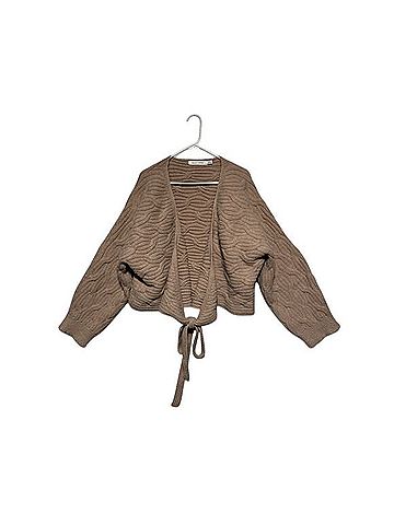 Bishop + Young Cable-Knit Wrap Sweater Long Sleeve T-Shirt (view 2)