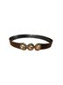 Judith Leiber 100% Leather Snake Print Black Multi Color Belt One size - photo 1
