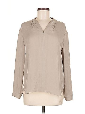 Elie Tahari Elie Tahari Long Sleeve Silk Top (view 1)