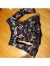 Venus Aztec Or Tribal Print Black Blouse Size S - photo 9